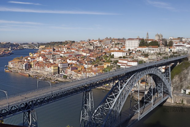 Panoramica de Oporto desde el Puente de Luis I