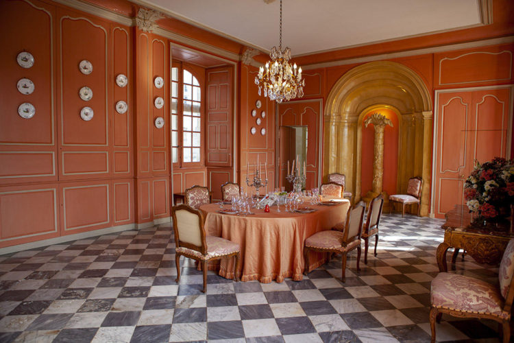 Segundo comedor en el Castillo de Villandry