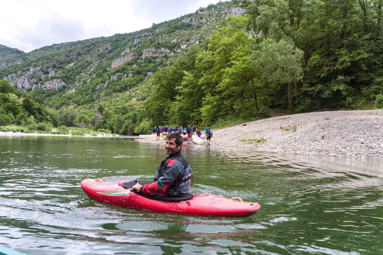 Descenso en Kayak en las gargantas del Tarn