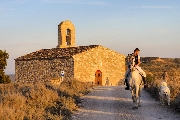 Ermita de San Juan Bautista al atardecer