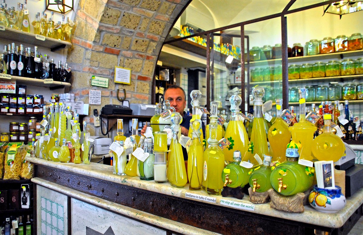 El limoncello de Amalfi