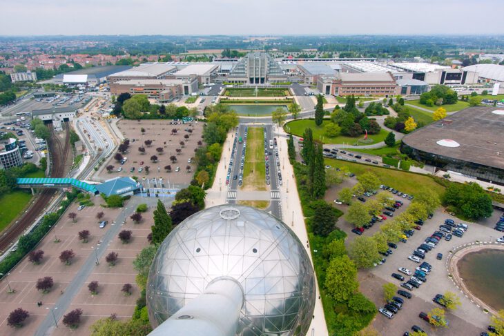 Vistas desde el Atomium