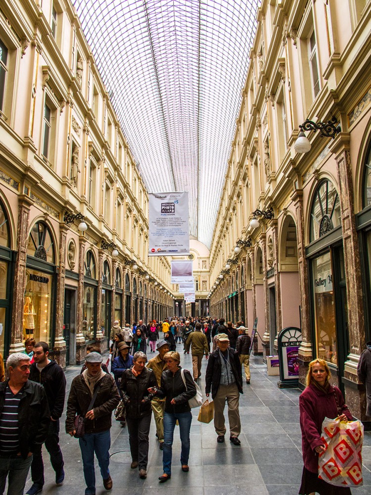 Qué ver en la capital del Art Noveau Las Galerías Saint Hubert