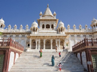 Mausoleo de Jaswant Thada en Jodhpur