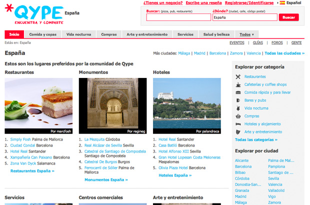  Sevilla es la ciudad mejor valorada por los usuarios de Qype que visitan España