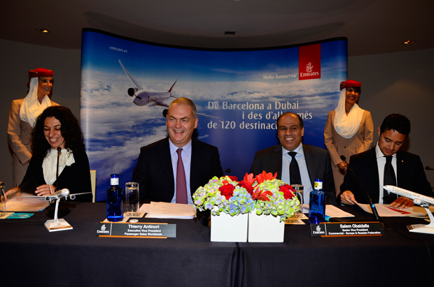  Emirates empieza la cuenta atrás para el lanzamiento de su vuelo desde Barcelona