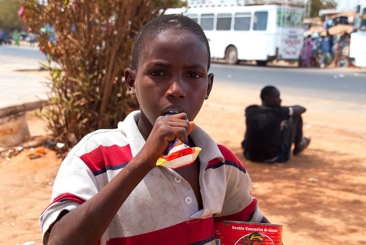 Niños senegaleses