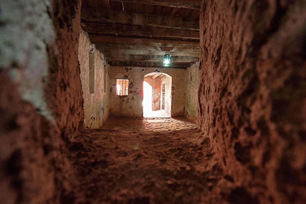 Calabozos en la casa de los esclavos en lIsla de Gorèe Senegal