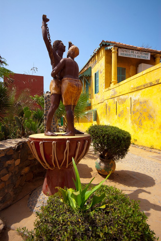 Monumento a los esclavos en Isla de Gorèe