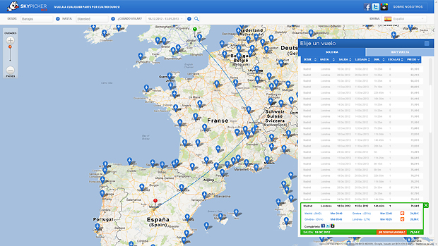  Nace Skypicker.com, un nuevo buscador de vuelos europeos con precios increíbles