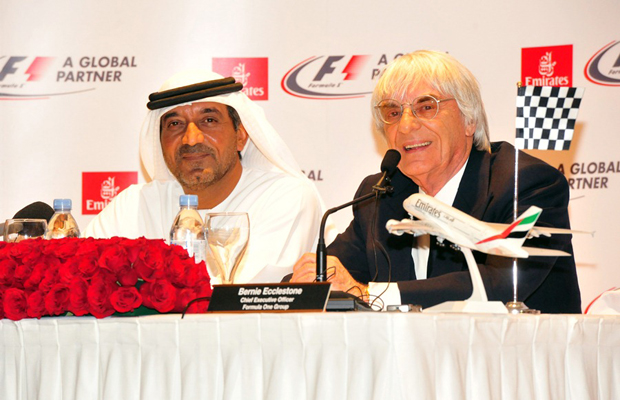 Emirates pisa a fondo el acelerador con el acuerdo de asociación global con la Fórmula 1®