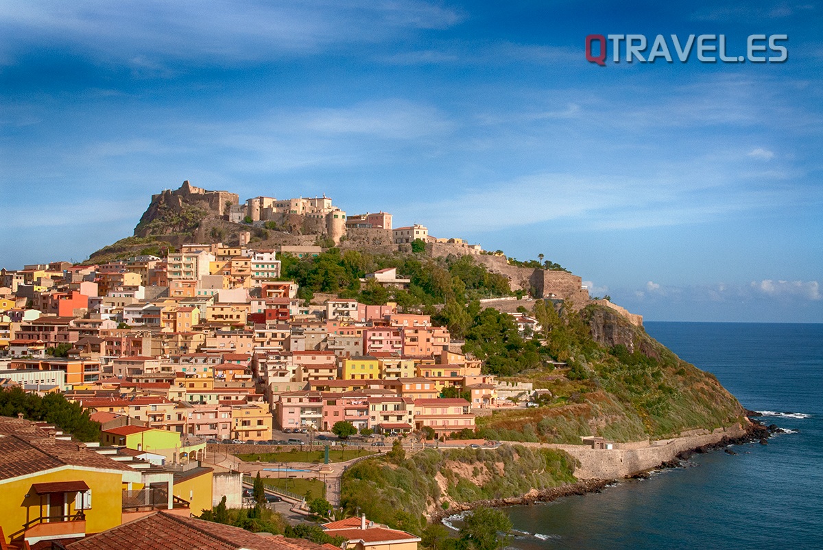 CastelSardo panoramica desde el lado norte