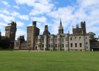 Cardiff Gales panoramica del Castillo