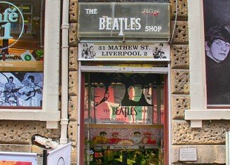 Tienda de souvenirs de los Beatles en Mathew Street