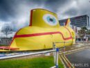 El famoso Yellow Submarine se encuentra en el aeropuerto de Liverpool