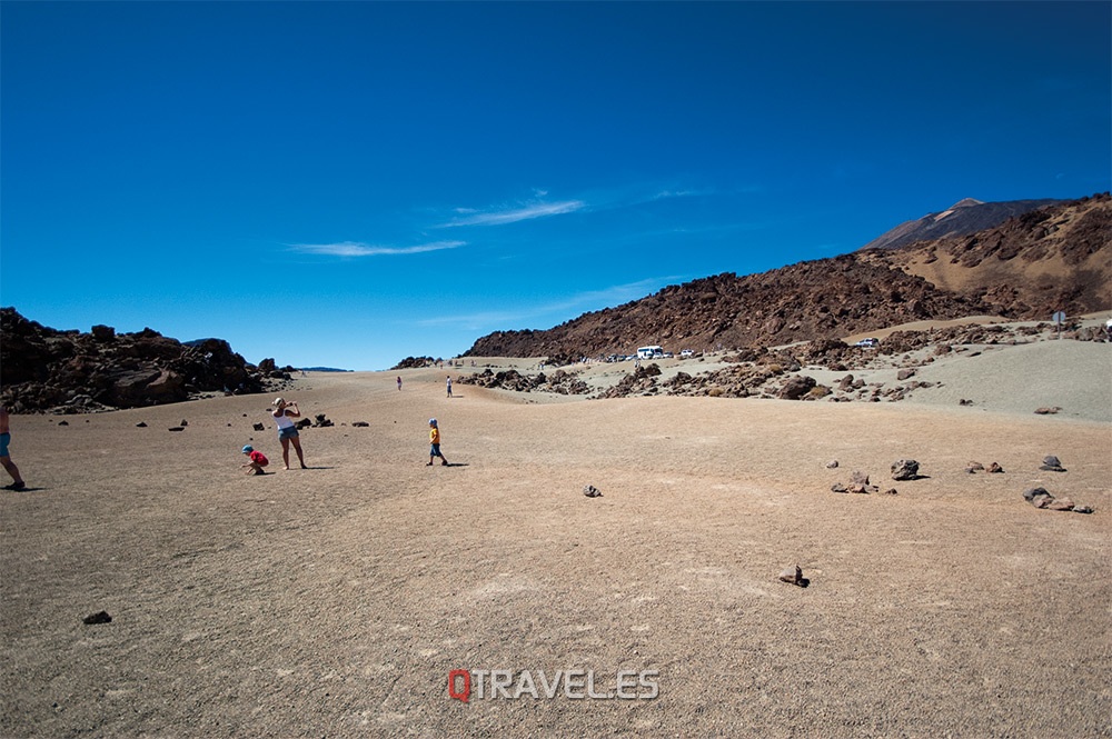 Tenerife, paisaje lunar en el parque de el Teide