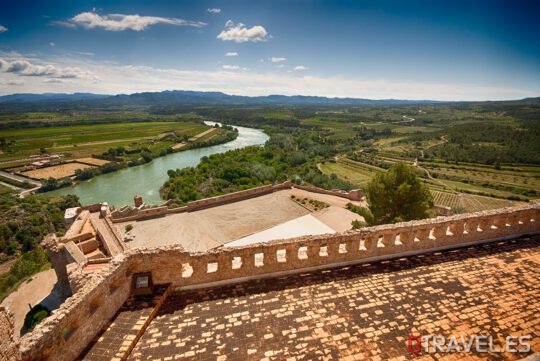 Panoramica desde el Castillo de Miravet