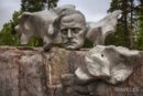 Estatua del compositor Jean Sibelius