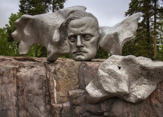 Estatua del compositor Jean Sibelius