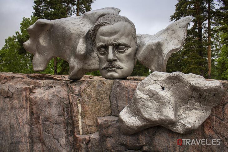 Estatua del compositor Jean Sibelius