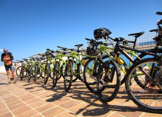 Las bicis preparadas para la jordana cicloturistica