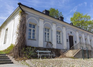 Típicas casas del interior de la fortaleza -Lappeenranta