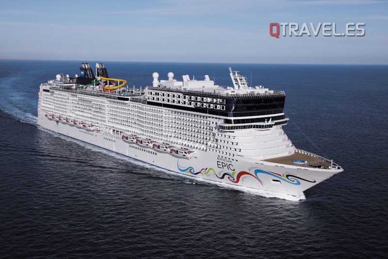  El Epic de NCL inicia su temporada de cruceros 2014 con base en Barcelona