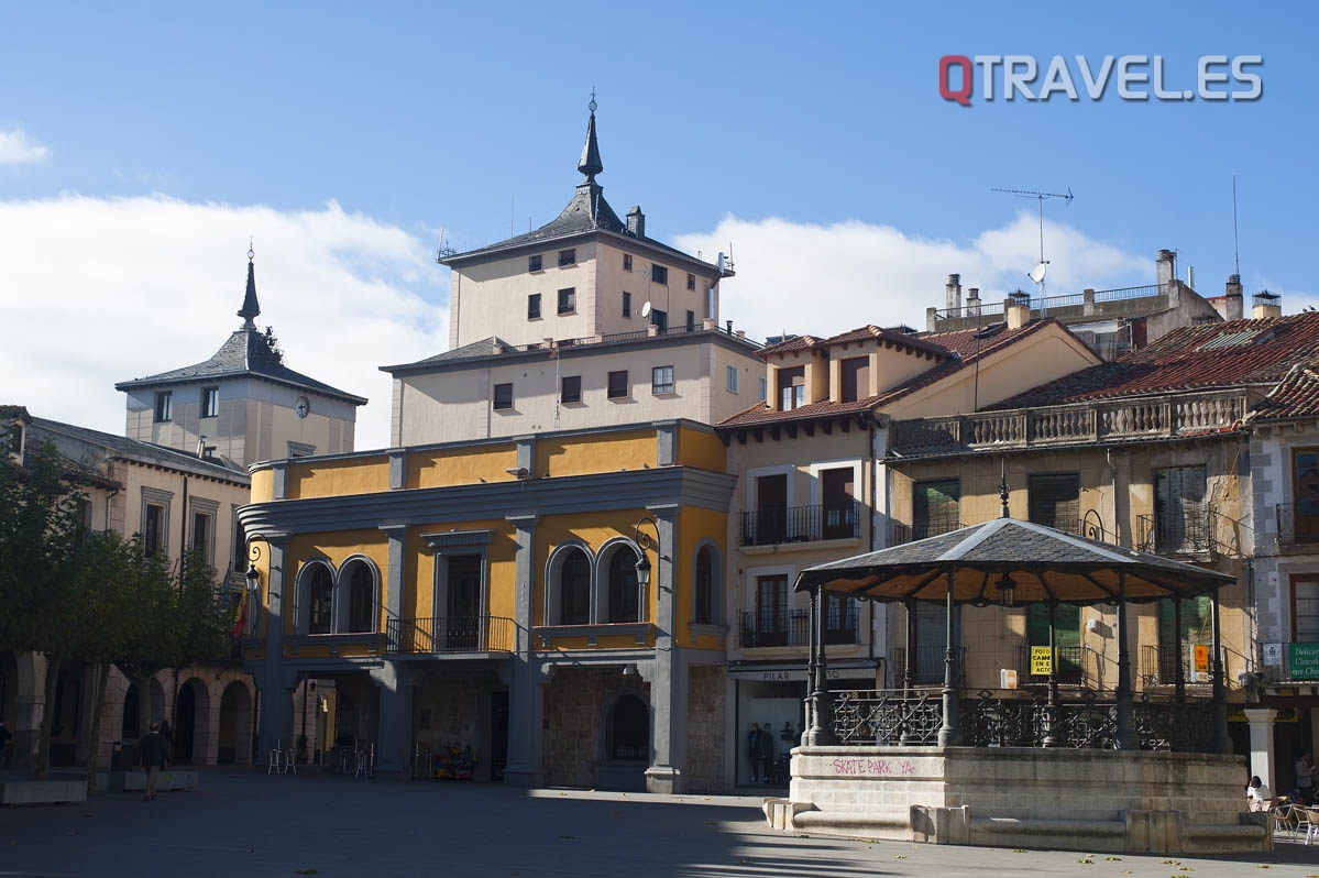 Aranda de Duero plaza mayor Aranda de Duero. Foto:Miguel A.Muñoz