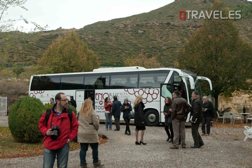 Enobús, rumbo a la feria del vino de Navaridas