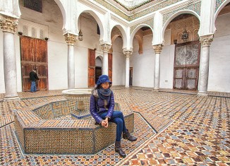 Patio interior del Museo de la Kasbah
