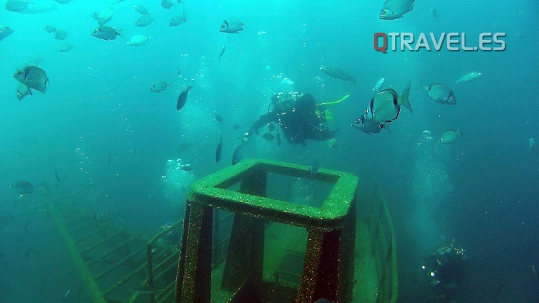  Experiencia de buceo en Algarve en un arrecife artificial único