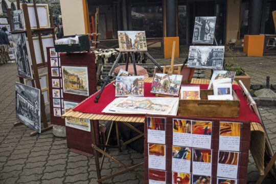 Mercadillos callejeros alrededor del Mercado del Puerto