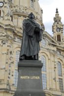 Martin Luther frente a la Frauenkirche