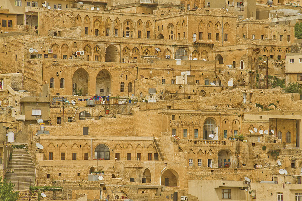 Vista de las fachadas de la antigua ciudad de Mardin