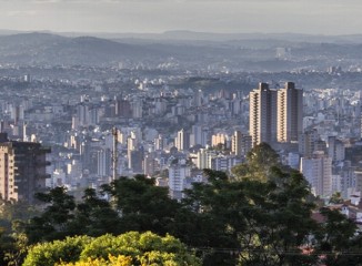 Panorámica de Belo Horizonte desde la Plaza del Papa