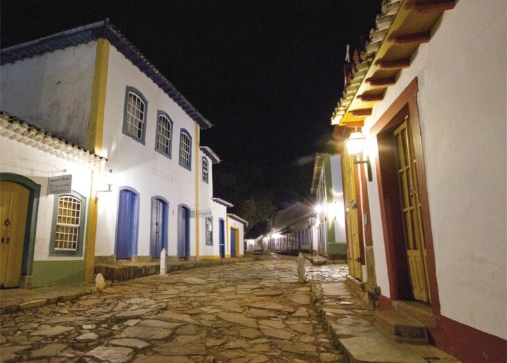 Empedradas calles solitarias de Tiradentes