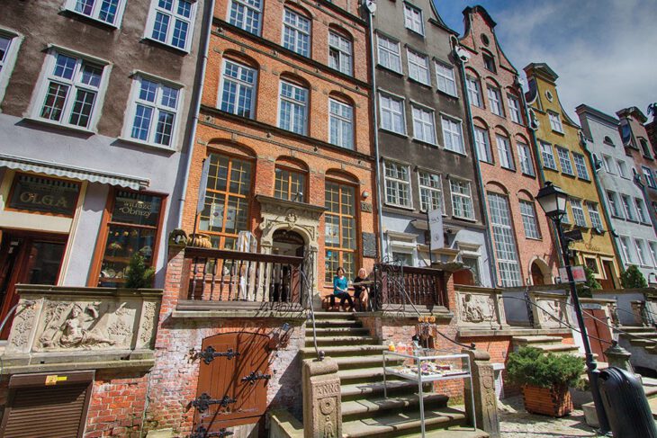 Casas de la famosa Calle Mariacka