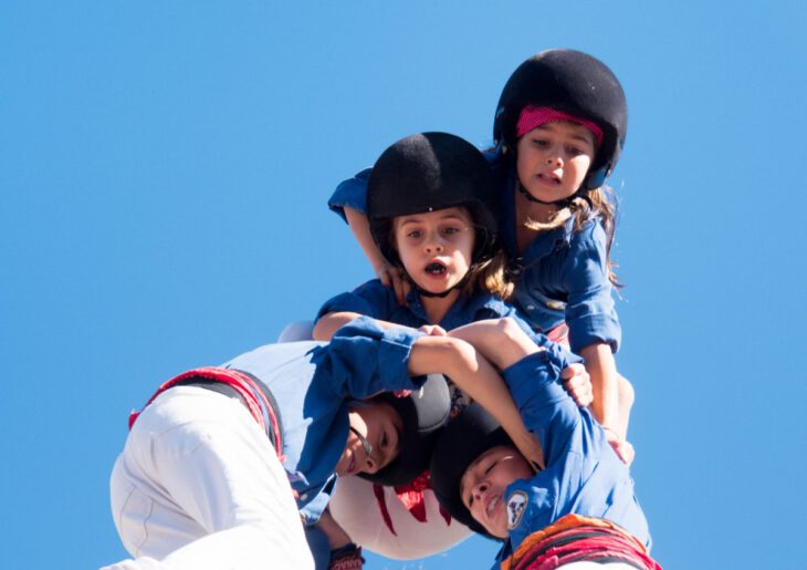 Castellers a Sant Cugat del Vallès