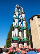 Castellers a Sant Cugat del Vallès