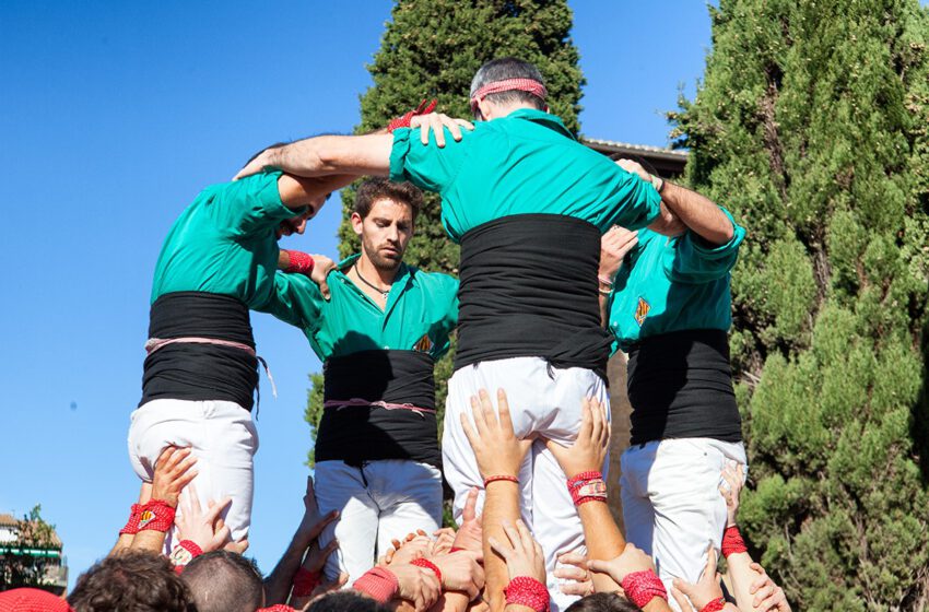  Una jornada de castellers en Sant Cugat del Vallés