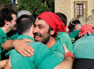 Castellers a Sant Cugat del Vallès