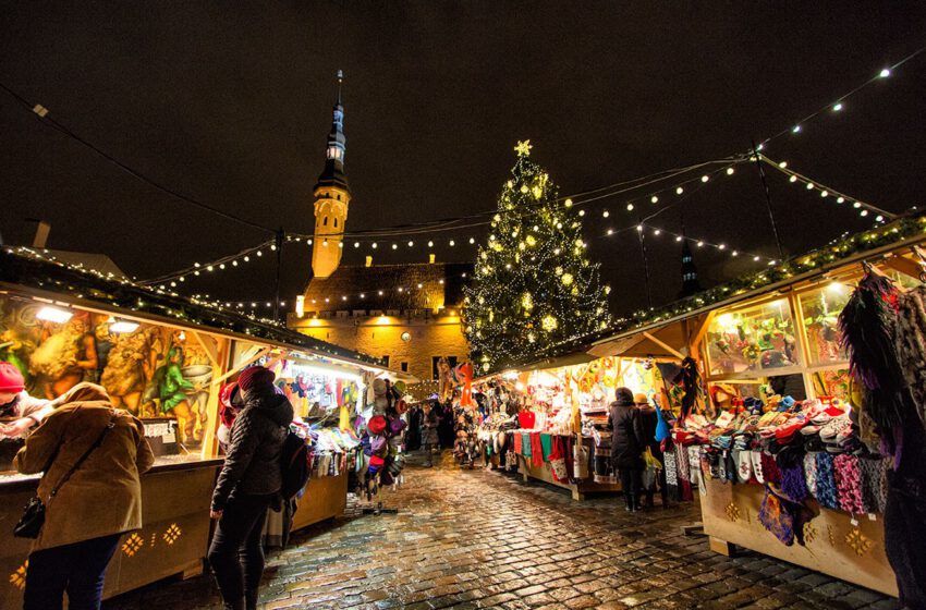  Mercadillo navideño de Tallin en Estonia, una experiencia única