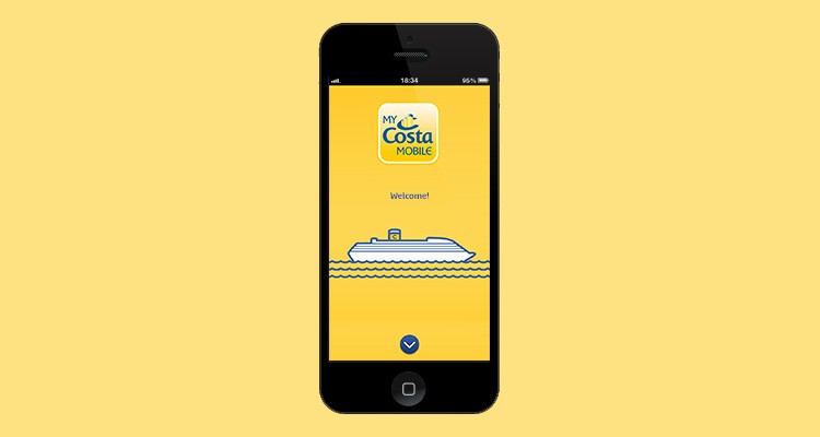  Costa Cruceros: internet a bordo con MyCosta Mobile