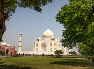 Jardines del taj Mahal