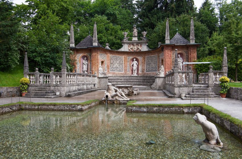  Hellbrunn y los juegos de agua en Salzburgo (Austria)