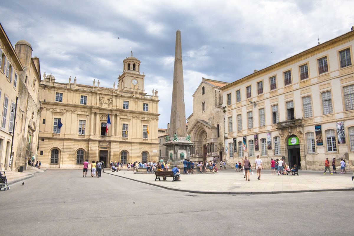 Plaza de la República en Arlés