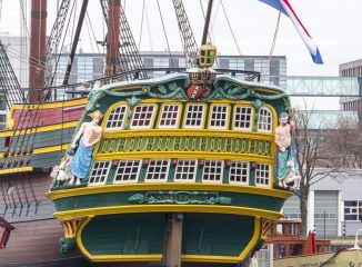 Replica embarcación holandesa