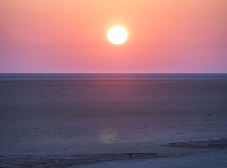 Atardecer en Chot el Jerid Tozeur