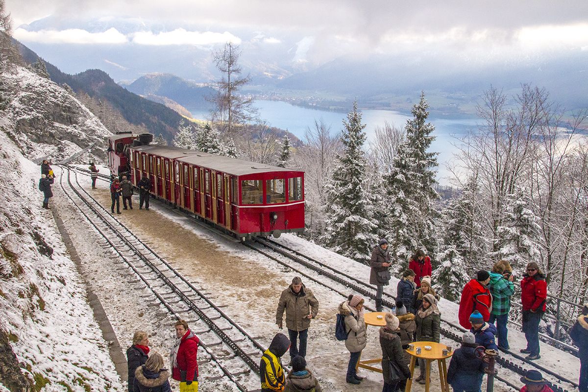 Tren de adviento Schafbergbahn