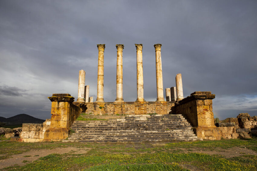 Thuburbus Majus Templo a la Triada Capitolina